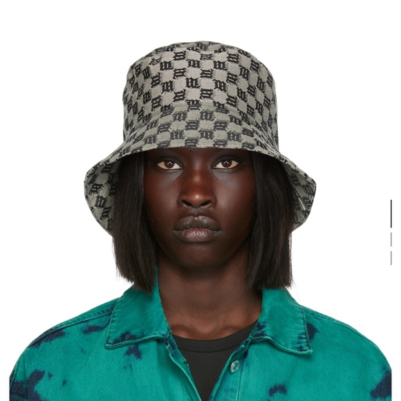 MISBHV - BNWT Gray and Black Monogram Bucket Hat - Picture 4 of 5